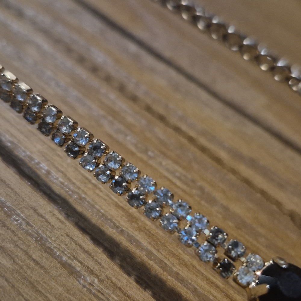 Natasha GLAMOUR Necklace Rare Find Blingy Shimmery Colorful - Picture 8 of 13